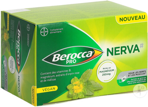 Berocca Pro Nerva Granulé Effervescent 40 Sachets