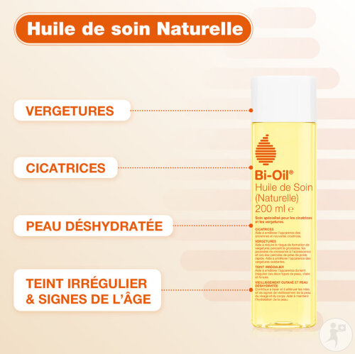 Bi-Oil Huile De Soin Naturelle Cicatrices Et Vergetures Flacon 200ml-3