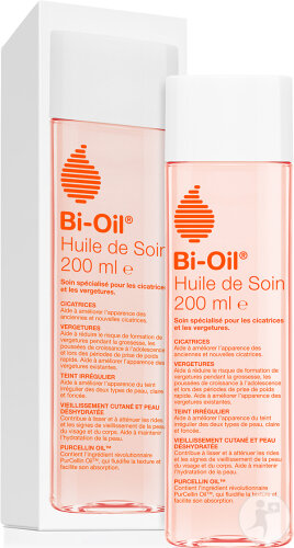 Bi-Oil Huile De Soin Spécialisé Pour Cicatrices Et Vergetures Flacon 200ml