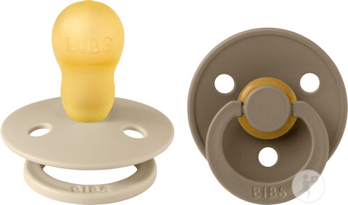 Bibs 3 Sucette Duo Vanilla/Dark Oak 2 Pièces