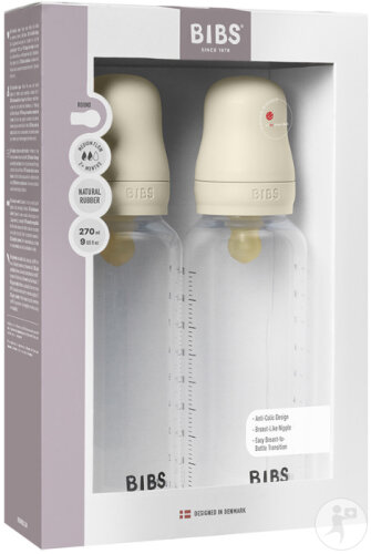Bibs Biberon Duopack 270ml Complet Ivory 2 Pièces