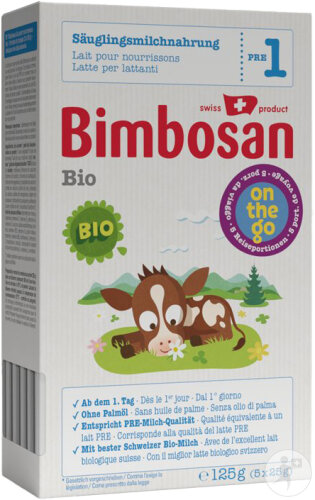 Bimbosan Bio 1 Nourrisson Voyage Sachets 5x125g