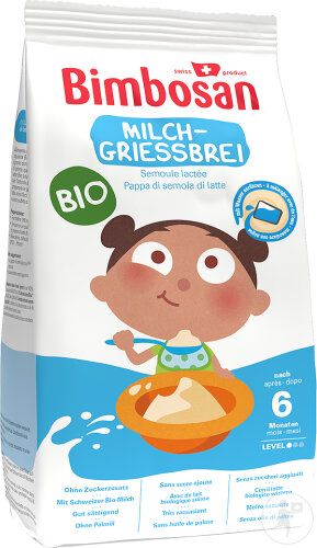 Bimbosan Bio Semoule Lactée Sachet 300g