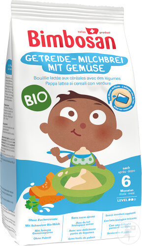Bimbosan Bouille Lactée Aux Céréales Avec Des Légumes Bio 300g
