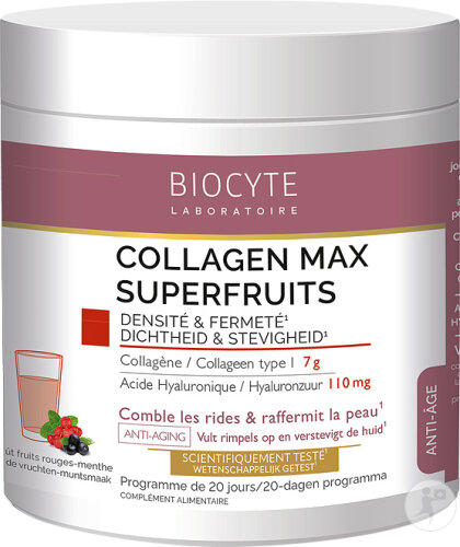 Biocyte Collagen Max Super Fruit Poudre Pot 260g
