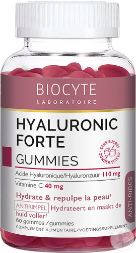 Biocyte Hyaluronic Forte Gummies Complément Alimentaire 60 Gommes