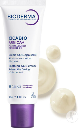Bioderma Cicabio Arnica+ Crème SOS Apaisante Tube 40ml