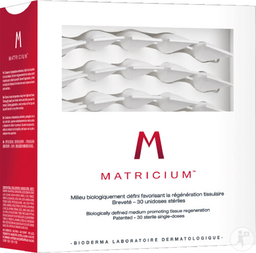 Bioderma Matricium Milieu Biologiquement Défini Régénération Tissulaire 30 Unidoses Stériles