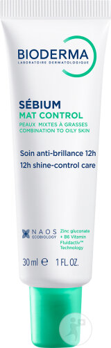 Bioderma Sébium Mat Control Peaux Mixtes À Grasses Tube 30ml