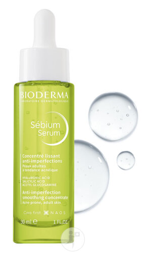 Bioderma Sébium Serum Concentré Lissant Anti-Imperfections Peaux ...