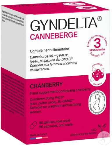 Bioes GynDelta Cranberry 90 Gélules
