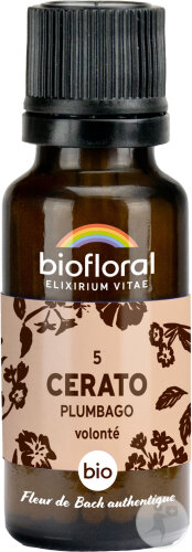 Biofloral 05 Cerato Plumbago Fleur De Bach Granules Bio 19,5g
