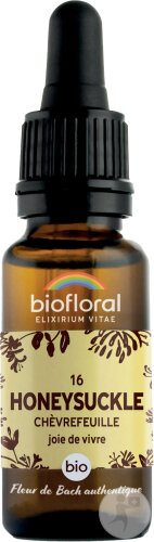 Biofloral Fleurs De Bach 16 Honeysuckle/Chèvrefeuille Vitalité Et Joie De Vivre Bio 20ml