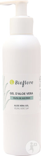 Bioflore Gel Aloe Vera Bio 95,6% Jus Frais Conservateurs 100% Origine Naturelle 250ml