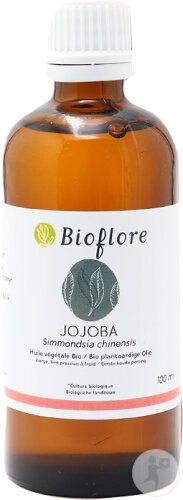 Bioflore Huile Végétale Jojoba Vierge Bio Non Comédogène 100ml