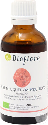 Bioflore Huile Végétale Rose Musquée Bio Revitalisante 50ml