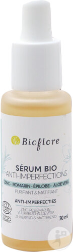 Bioflore Sérum Bio Anti-Imperfections Sans Eau Ajoutée Purifiant Matifiant 30ml