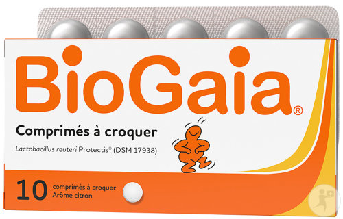 BioGaia Lactobacillus Reuteri Protectis Arôme Citron 10 Comprimés À Croquer