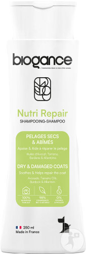 Biogance NutriRepair Shampoing Palages Secs et Abîmés 250ml