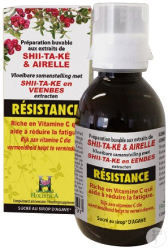 Holistica Sirop Résistance Shii-Ta-Ke Et Airelle 150ml