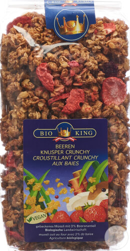 Bioking Croustillant Crunchy Aux Baies Sachet 375g