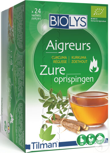 Biolys Curcuma Réglisse Aigreurs 24 Sachets