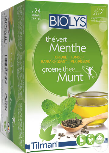 Biolys Infusion Thé Vert-Menthe 24 Sachets