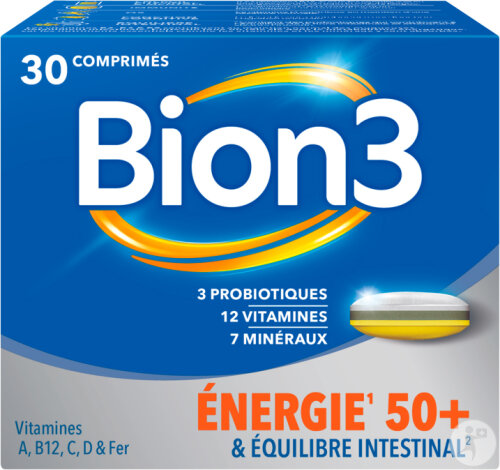Bion3 Énergie 50+ Complément Alimentaire 30 Comprimés