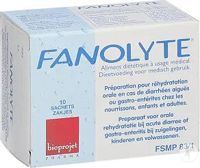 Bioprojet Pharma Fanolyte Sel Pour Solution De Réhydratation Orale 10 Sachets