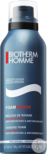 Biotherm Homme Mousse À Raser Peaux Sensibles 200ml