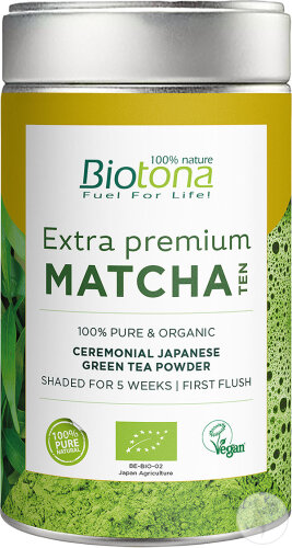 Biotona Bio Extra Premium Matcha Ten 100% Pure Et Organic 70g