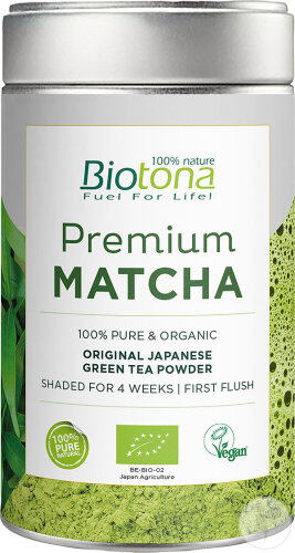Biotona Bio Premium Matcha Poudre De Thé Vert Japonais Original 80g