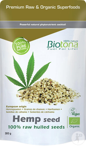 Biotona Hemp Seed Graines De Chanvre Bio Sachet 300g