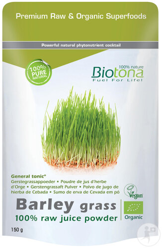 Biotona Jus D'Herbe D'Orge Raw En Poudre Bio 150g