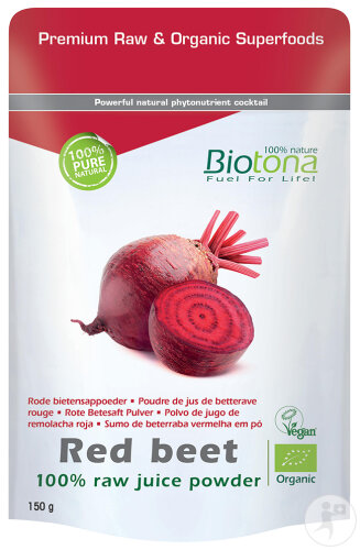 Biotona Poudre De Jus De Betterave Bio 150g