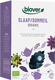 Biover Sommeil Mélisse/Tilleul/Orange Amère/Lavande 20 Sachets