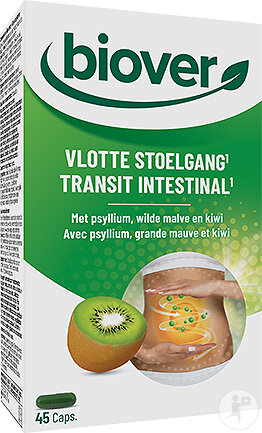 Biover Transit Intestinal Psyllium/Grande Mauve/Kiwi 45 Capsules