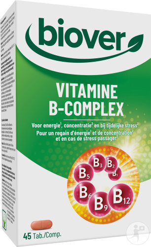 Biover Vitamine B-Complex Complément Alimentaire 45 Comprimés