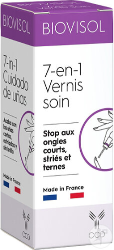 Biovisol 7en1 Stop Aux Ongles Courts Striés Et Ternes 10ml
