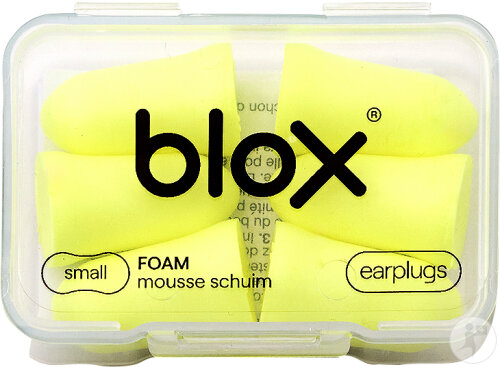 Blox Sleep Mousse Bouchons D’Oreille Small Jaune 3 Paires
