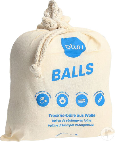 Bluu Balls Balles De Séchage 4 Pièces