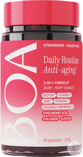 Boa Beauty Daily Routine Anti-Age Peau Cheveux Ongles 60 Gummies