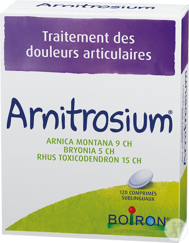 Boiron Arnitrosium Traitement Des Douleurs Articulaires 120 Comprimés Sublinguaux