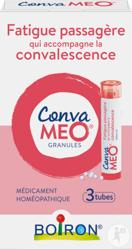 Boiron ConvaMeo Granules Médicament Homéopathique Fatigue Passagère 3 Tubes