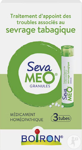 Boiron SevaMeo Sevrage Tabagique Granules 3 Tubes