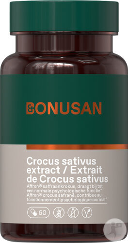 Bonusan Extrait De Crocus Sativus 60 Gélules Végétales