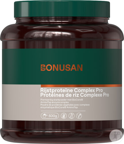 Bonusan Poudre De Protéines De Riz Plus Pot 500g