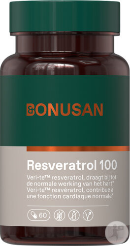 Bonusan Resveratrol 100mg 60 Capsules Nouvelle Formule