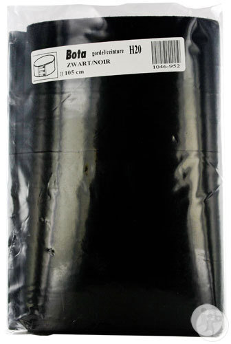 Bota Ceinture Noir 20cm/105cm 1 Pièce