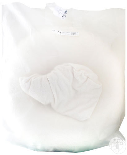 Bota Coussin Rond Ecru Avec Housse Et Housse De Rechange 1 Pièce